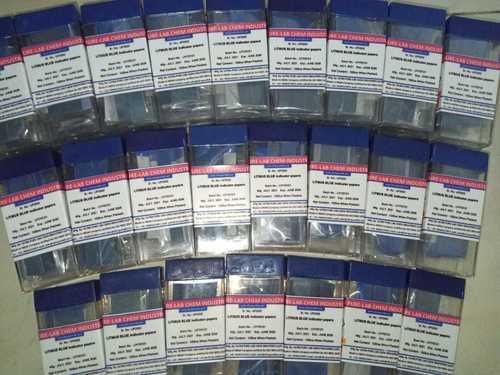 School Lab Chemicals Litmus Blue