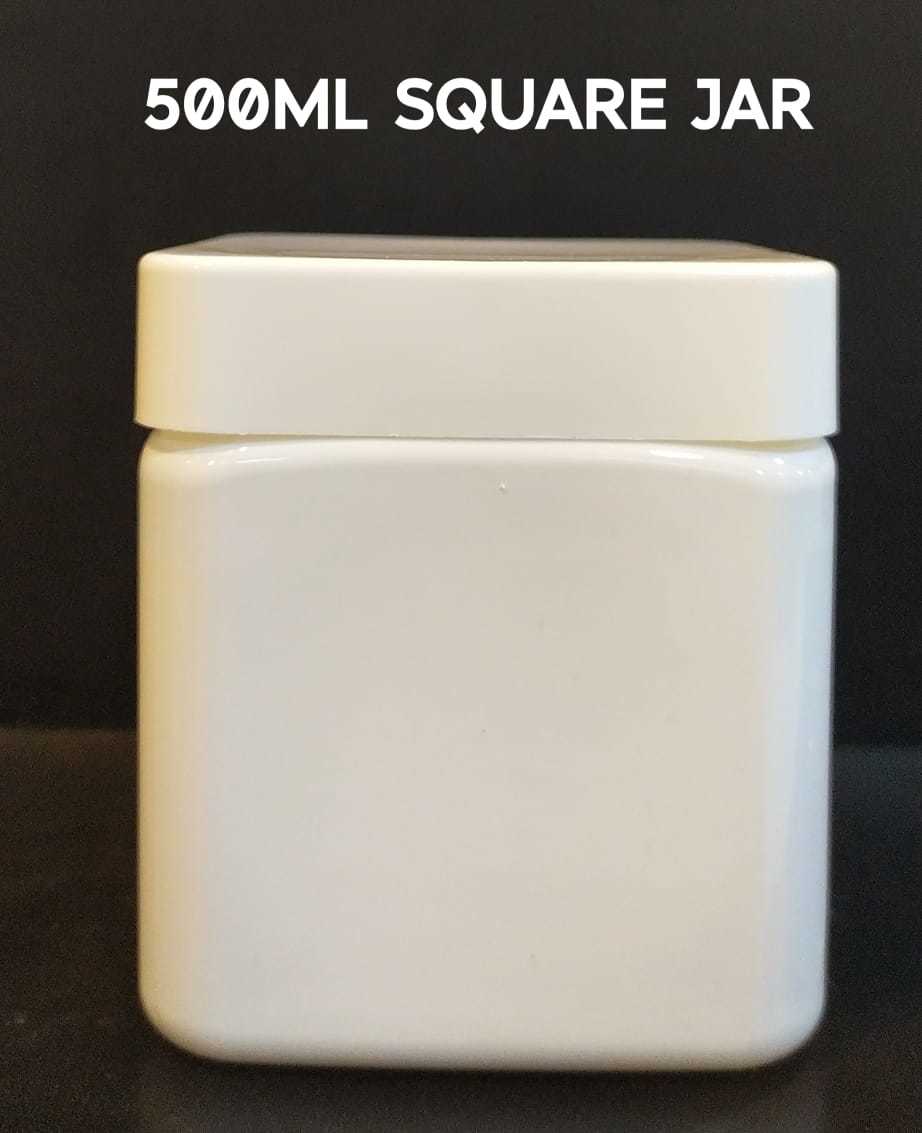 Pet 500ml Square Jar