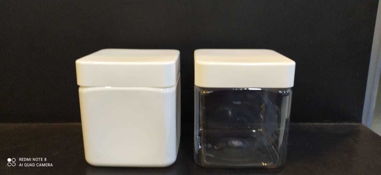 Pet 500ml Square Jar