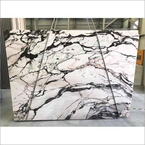 पॉलिश पांडा व्हाइट मार्बल स्लैब