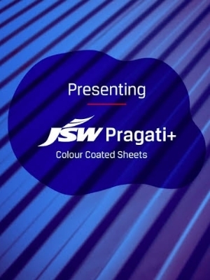 Jsw Steel Roofing Sheet - Pattern: Color Coated