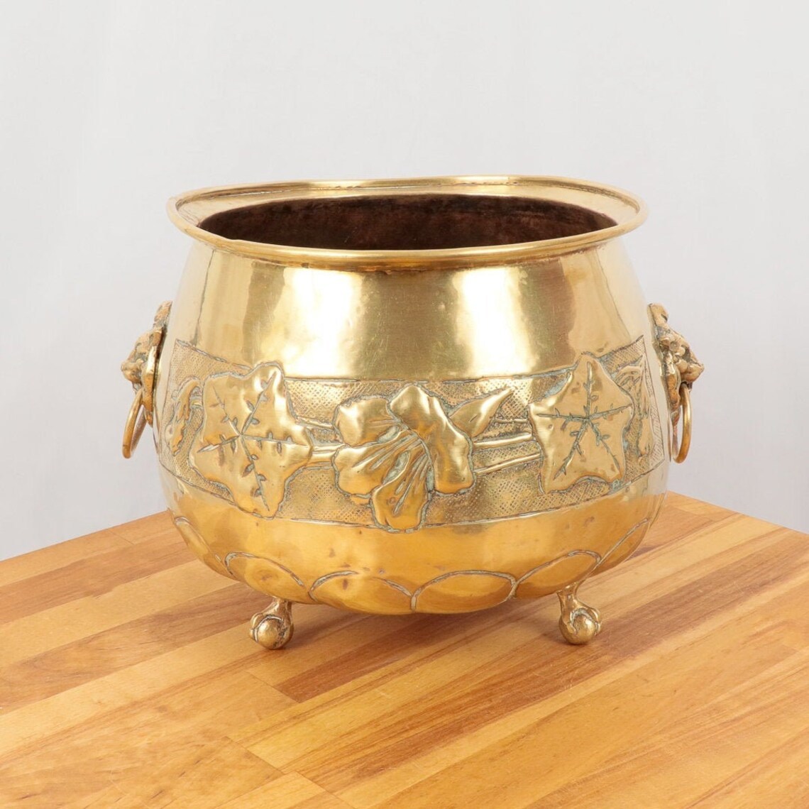 Brass Small Table Planter