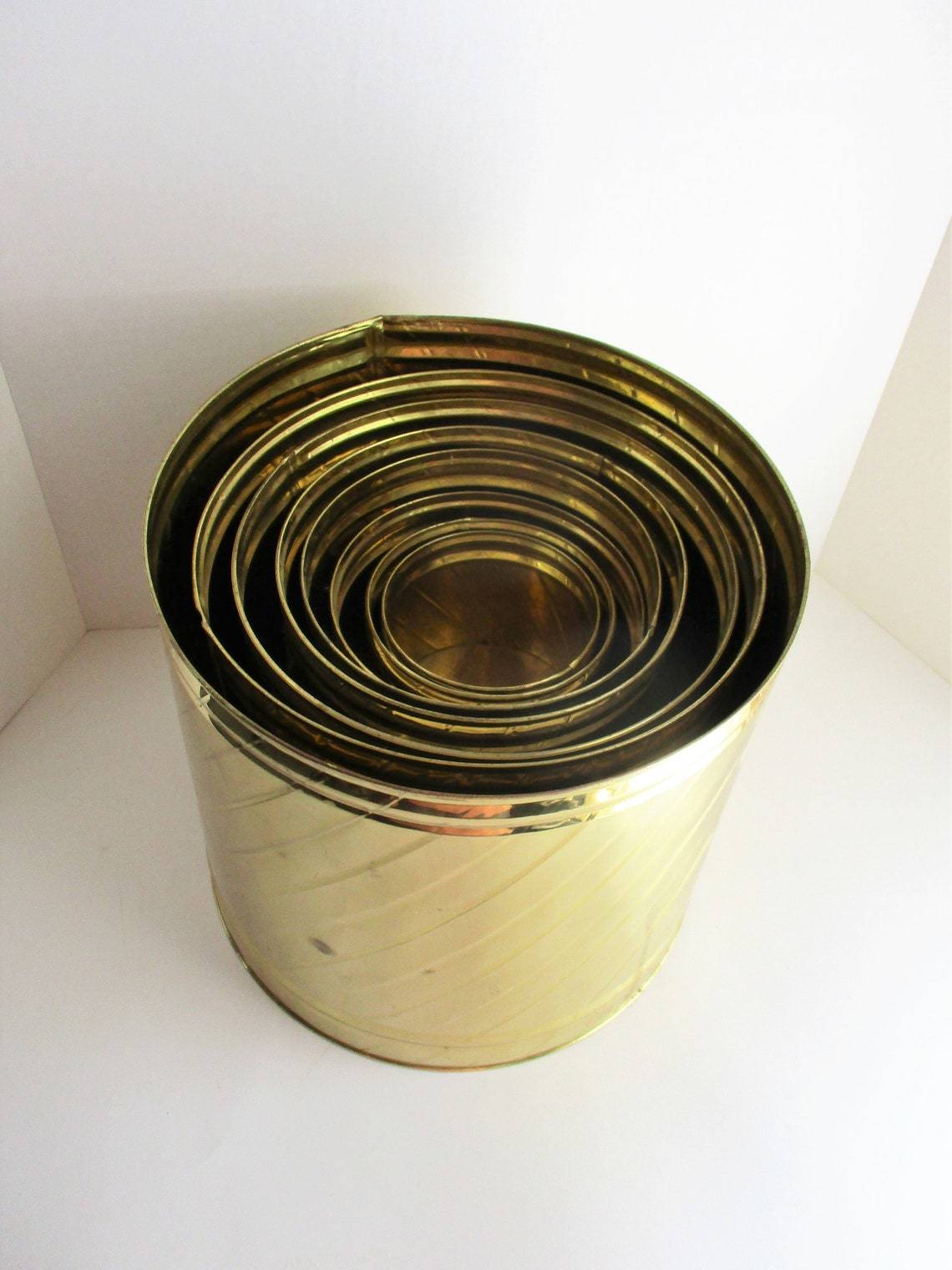 Vintage Brass New Designed Planter Engraved
