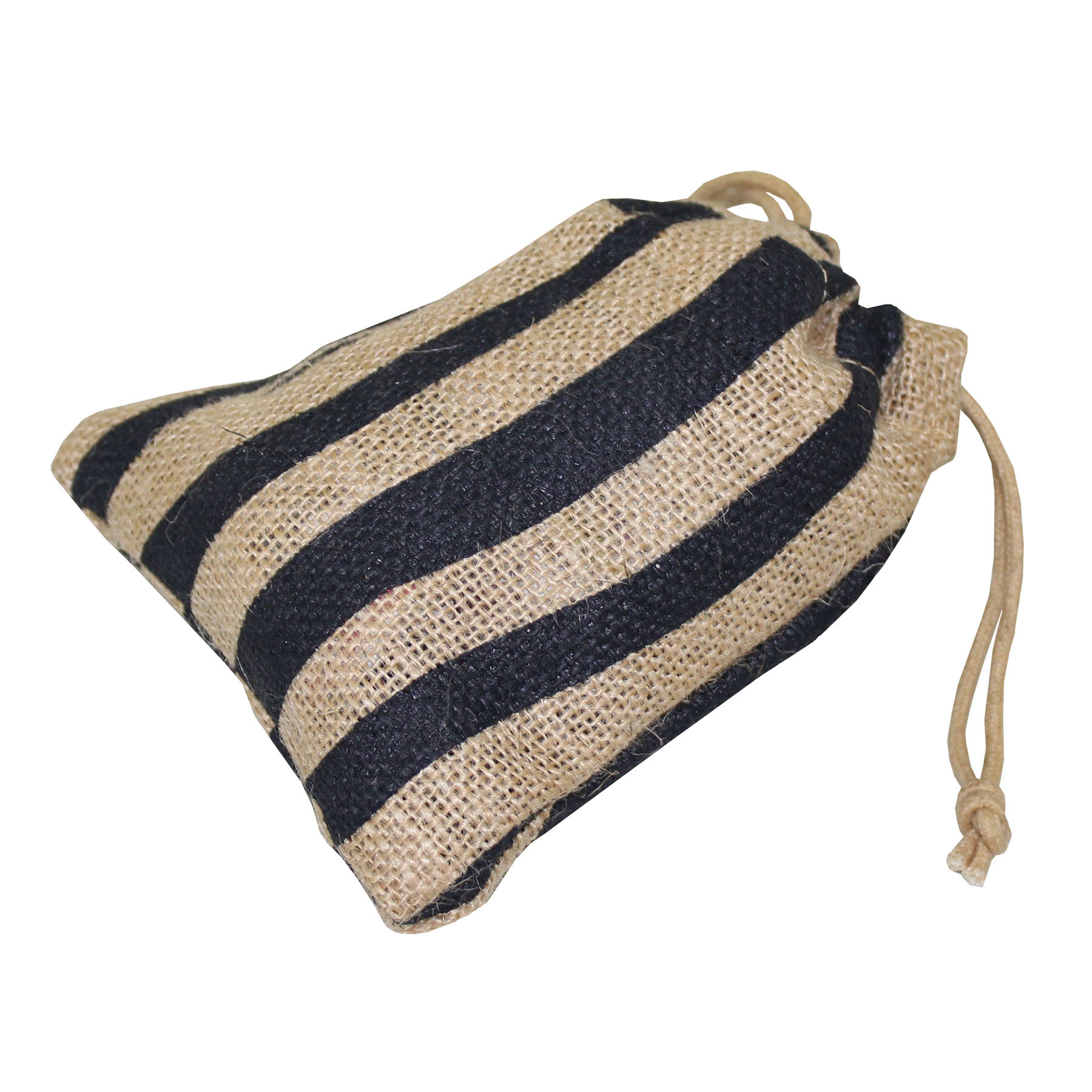 Available In All Color Jute Drawstring Bag With Overall Print