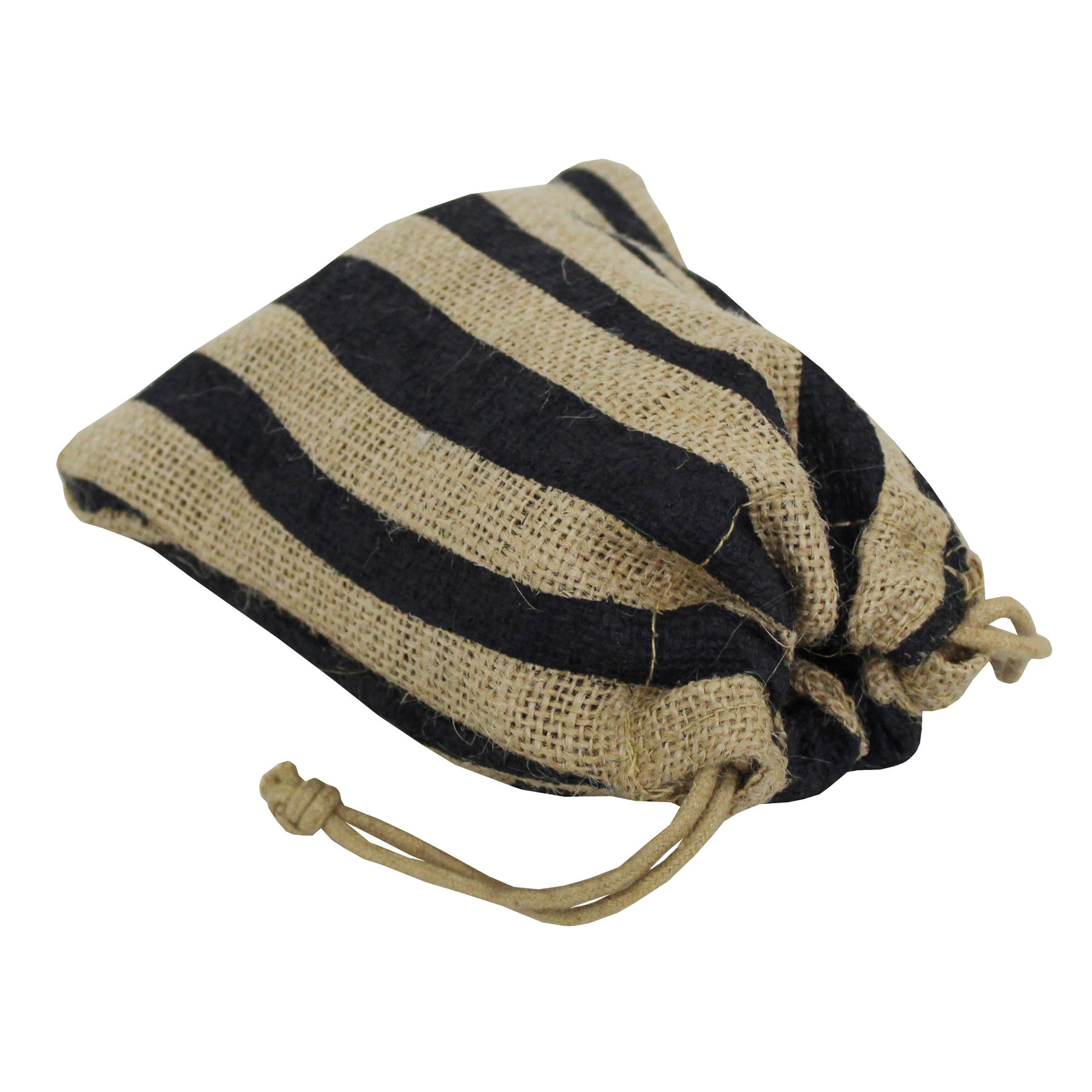 Available In All Color Jute Drawstring Bag With Overall Print