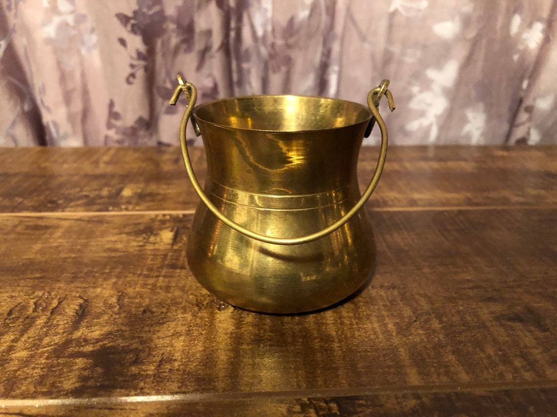 Brass Salix Large Planter