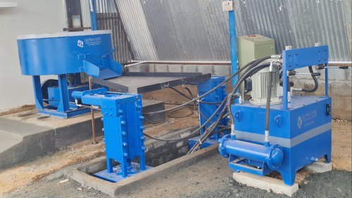 Interlocking Brick Making Plant With Mold - Mild Steel, Variable Capacity, Customizable Dimensions | Plc Control, Durable Design, Easy Operation, High Output, Low Maintenance, 1 Year Warranty