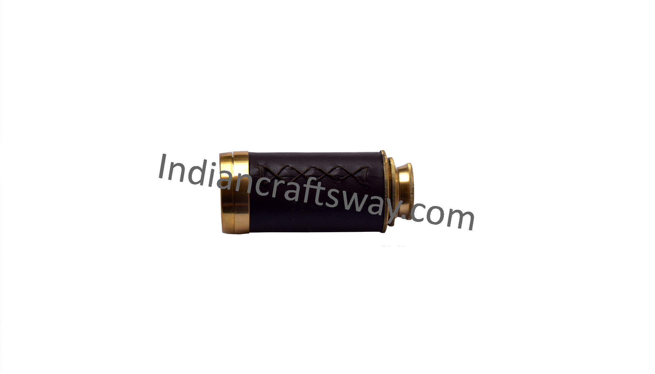 Antique Brass Telescope - Color: Brown And Golden