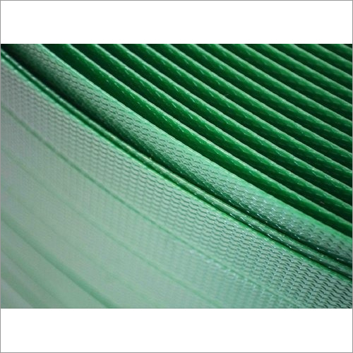 Pet Round Strap Roll - Pet Material, Green Color | Industrial Application For Box Packaging