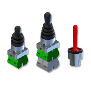 Push Buttons, Led Lamps, On/off Switches , Joysticks, Potentiometers Etc. - Color: Black
