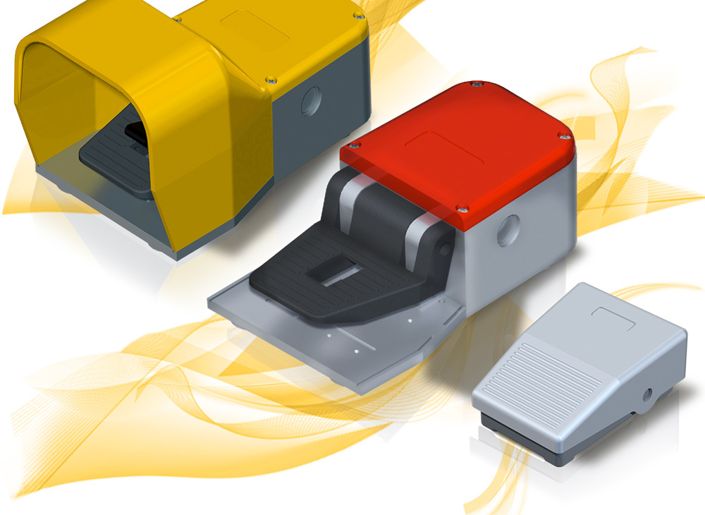 Foot Switches - Plastic And Aluminium Casings Mini Sizes And Versatile Operation Formats