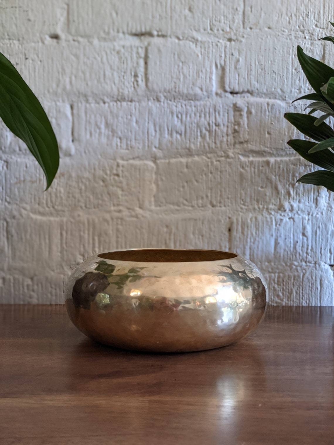 Brass New Design Texture Engrave Planter