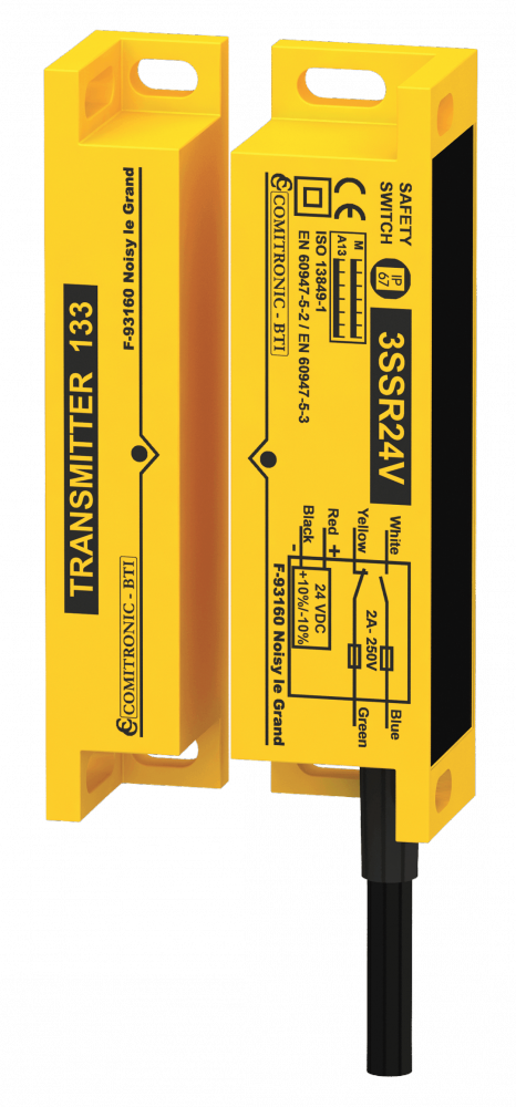 Coded Electronics Safety Switches With Safety Relays Comitronic-bti Make