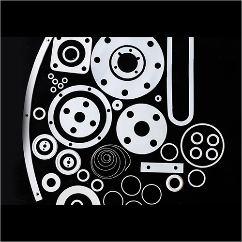 PTFE Gasket - Virgin PTFE, Thickness Range 0.002 to 0.250 mm, Silver Color | High Chemical Resistance, Easy to Install and Maintain, -400°F to 500°F Operating Temperature