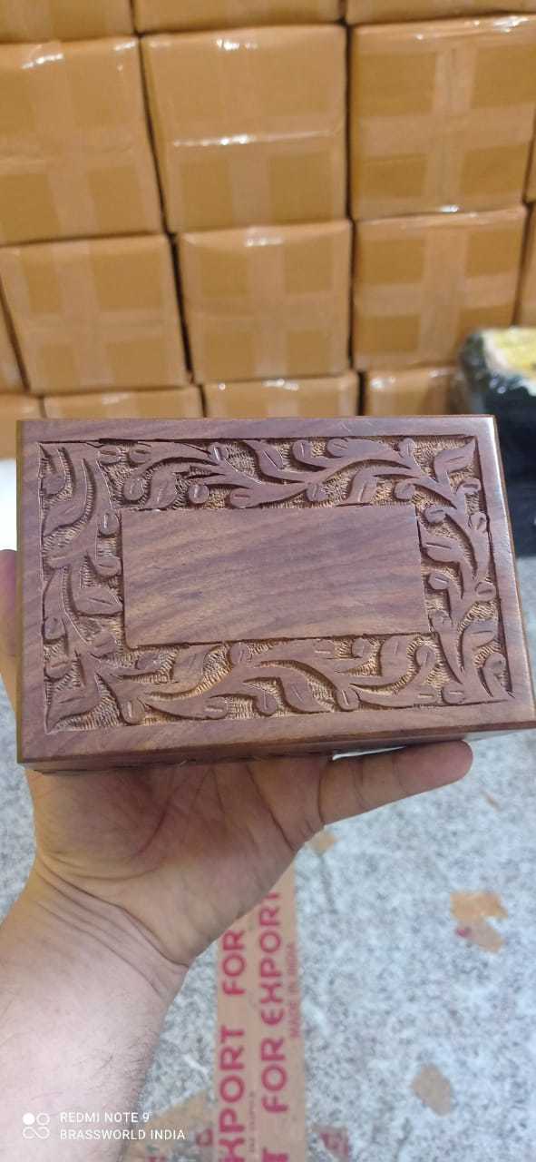 Box Brushed High Quality Brass Cremation Urn