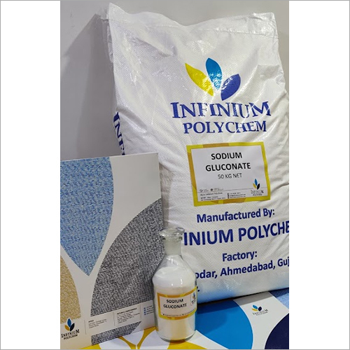 Sodium Gluconate - C6H11NaO7, 50kg Packet | High Purity 99-101%, Industrial Grade Powder, Versatile Applications in Textile and Metal Treatment