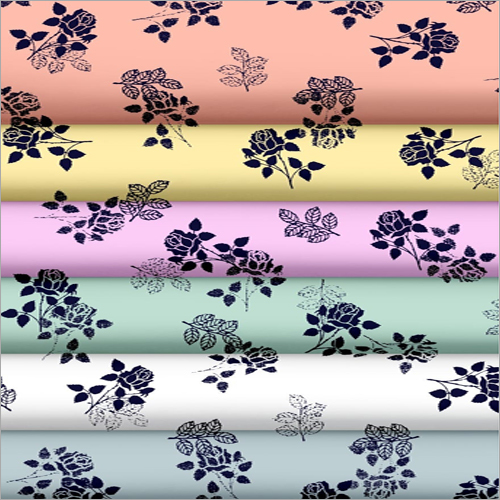 Flower Rayon Printed Fabrics Design: Modern
