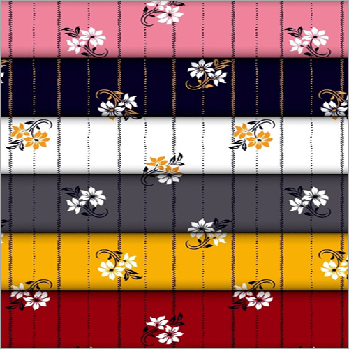 Multicolor Rayon Printed Fabrics