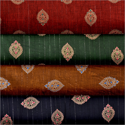 Multicolor Textile Rayon Printed Fabric