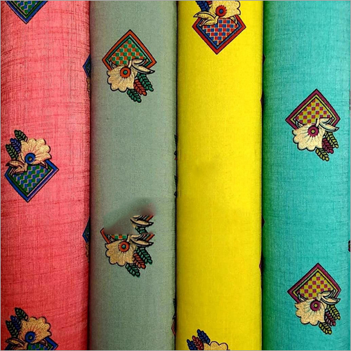 Multicolor Textile Rayon Two Tone Fabric