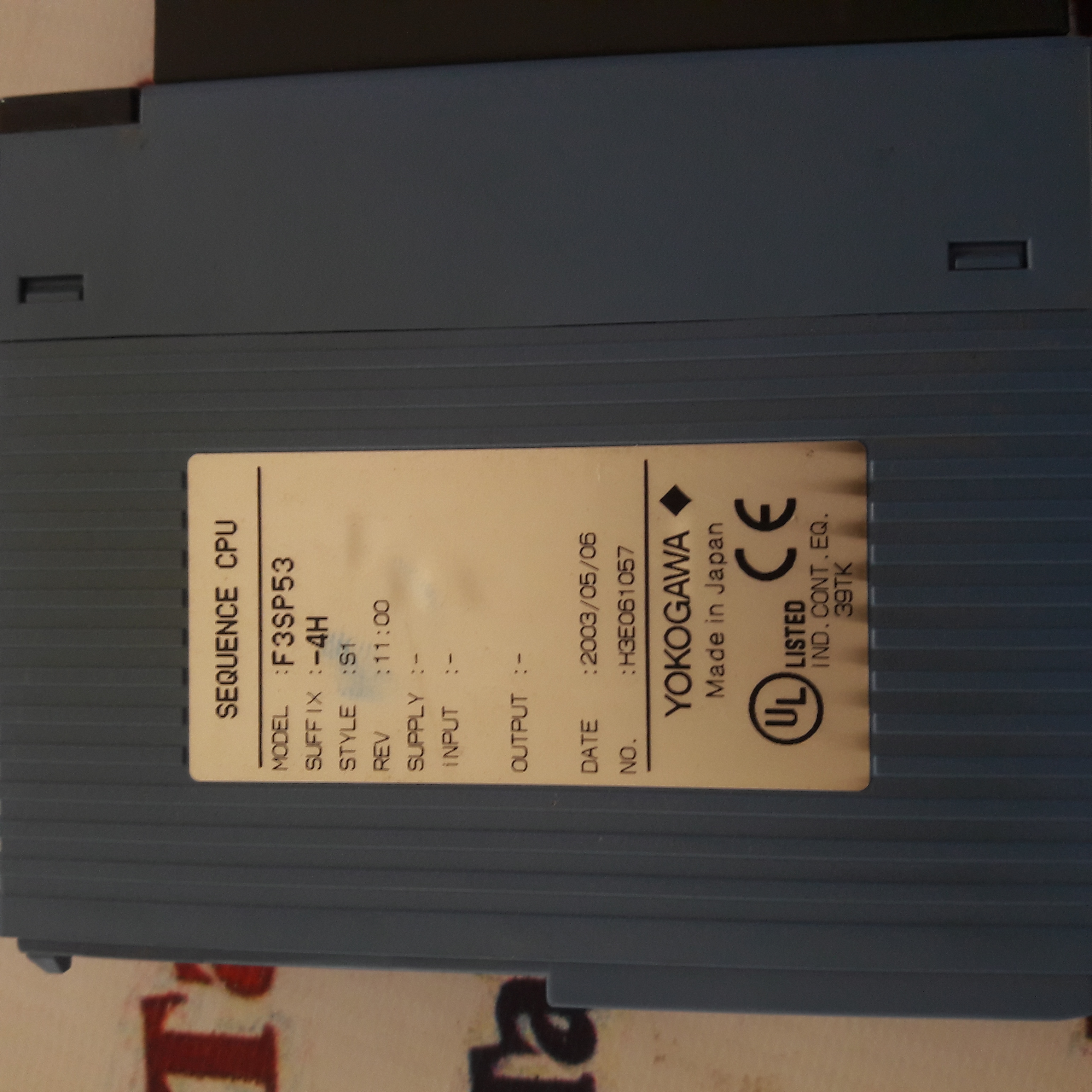 Yokogawa F3sp53
