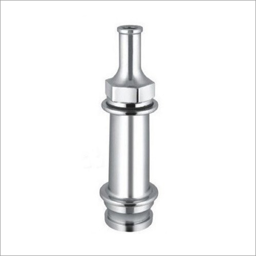Stainless Steel Branch Pipe - 4 Inch Diameter, Polished Finish for Fire Extinguisher, Threaded Connection