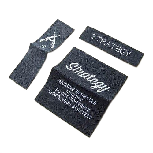 Rectangle T-shirt Woven Labels