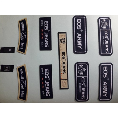 Rectangle T-shirt Woven Labels