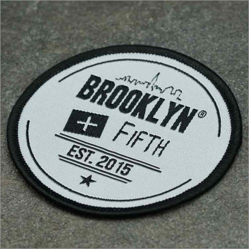 Black Custom Woven Patches