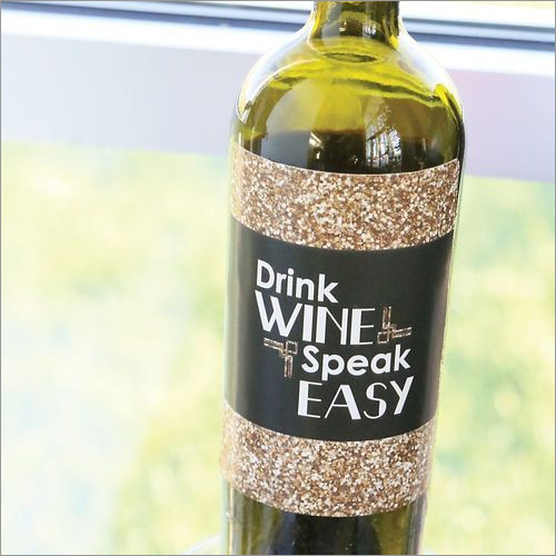 Black Bottle Labels