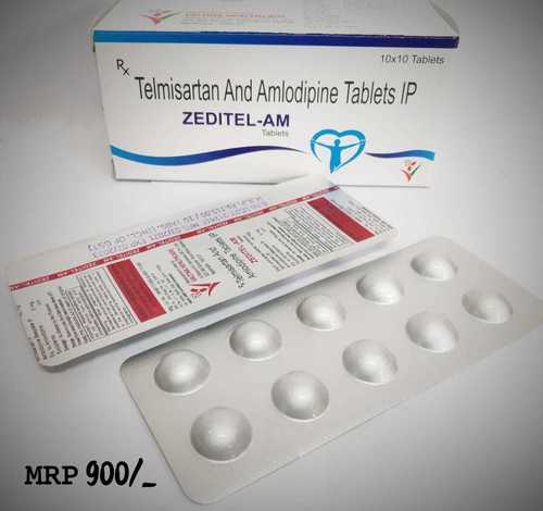 Telmisartan & Amlodipine Tablets - 40mg & 5mg | High Blood Pressure Treatment for Adults and Seniors, Storage at Normal Temperature