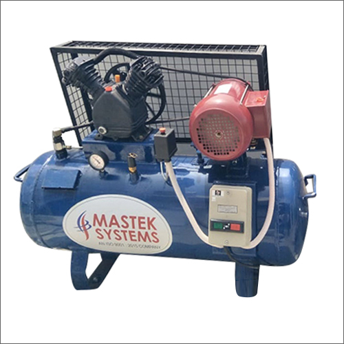 Industrial Air Compressor - MS Material, 03 HP Electric Induction Motor | User-Friendly, Low Maintenance, Highly Efficient