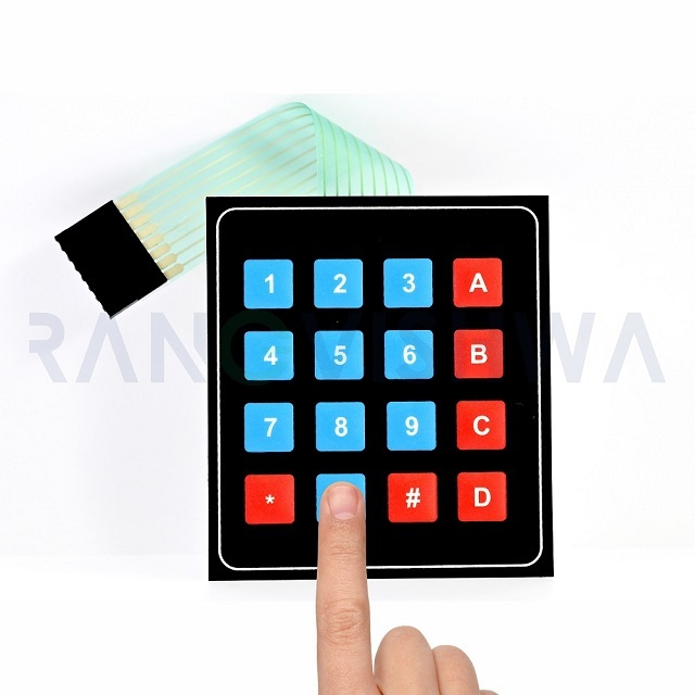 Customized Supreme Quality 4x4 Universal Matrix Membrane Switch Keypad