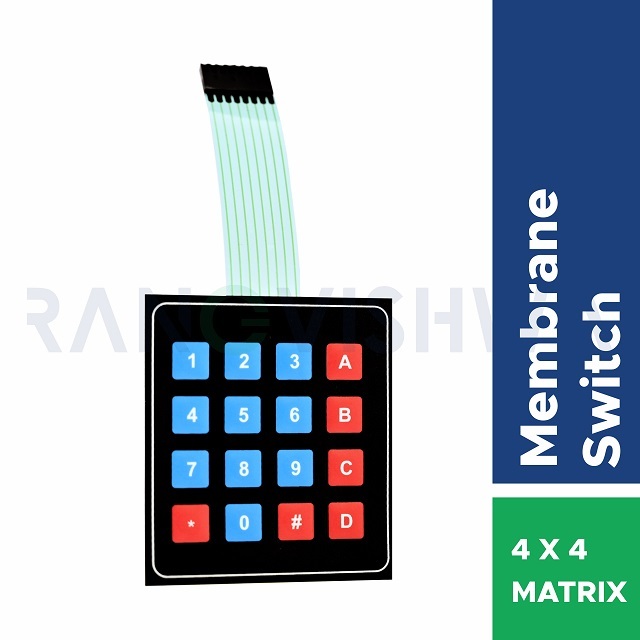 Customized Supreme Quality 4x4 Universal Matrix Membrane Switch Keypad