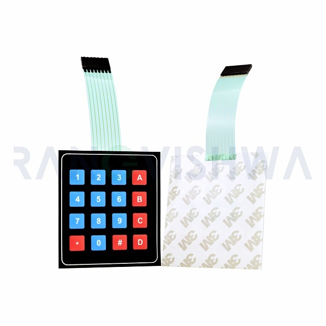 Customized Supreme Quality 4x4 Universal Matrix Membrane Switch Keypad