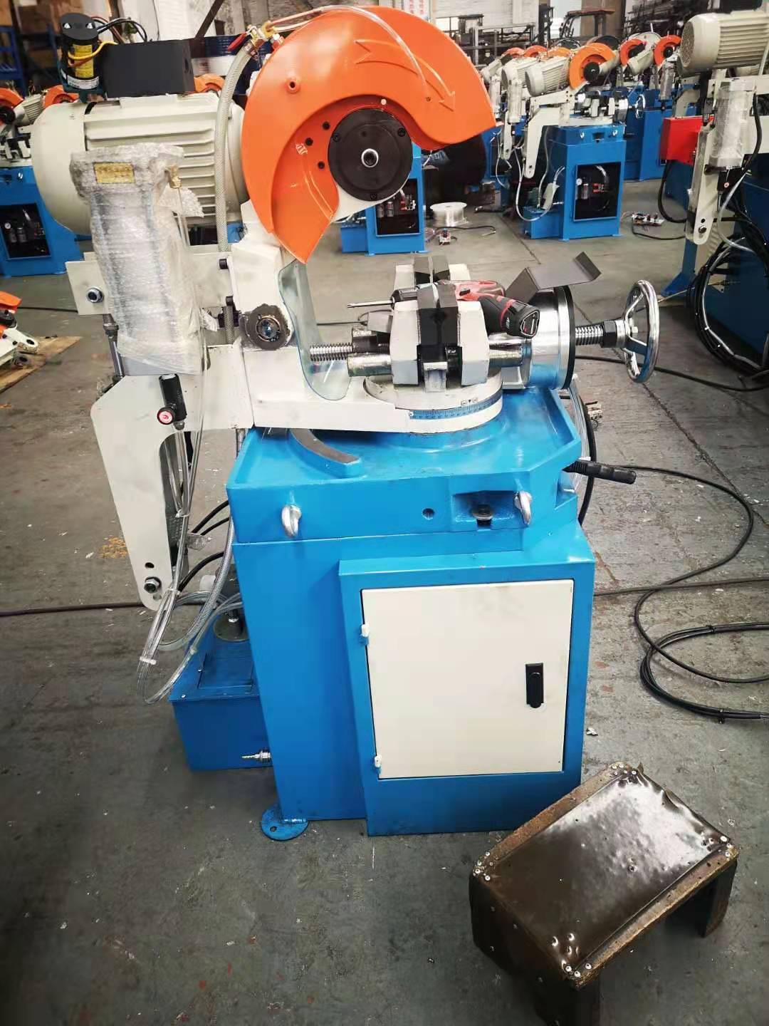 Pipe Cutting Machine - High Speed Steel Standard Size Blue | Burr Free Operation Low Noise Environment Fast Precision Cutting With Mitre Angles