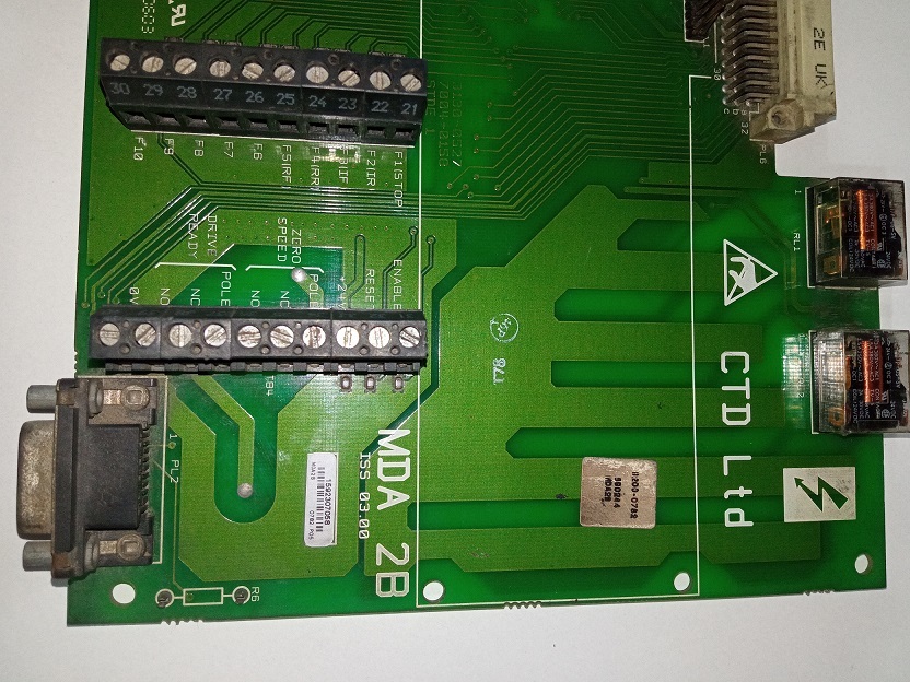 Control Techniques Mentor Ii Interface Board Mda-2b