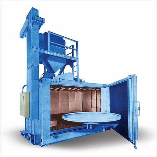 Swing Table Shot Blasting Machine