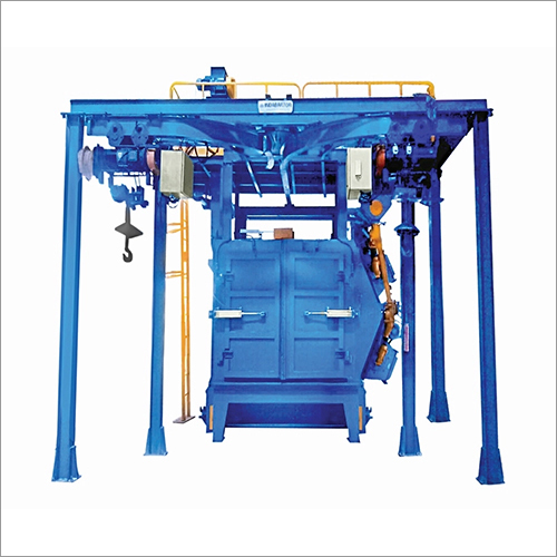 Y-Track Type Monoral Spinner Hanger Shot Blasting Machine