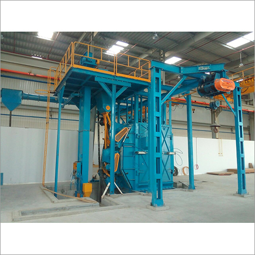 Straight Track Spinner Hanger Shot Blasting Machine