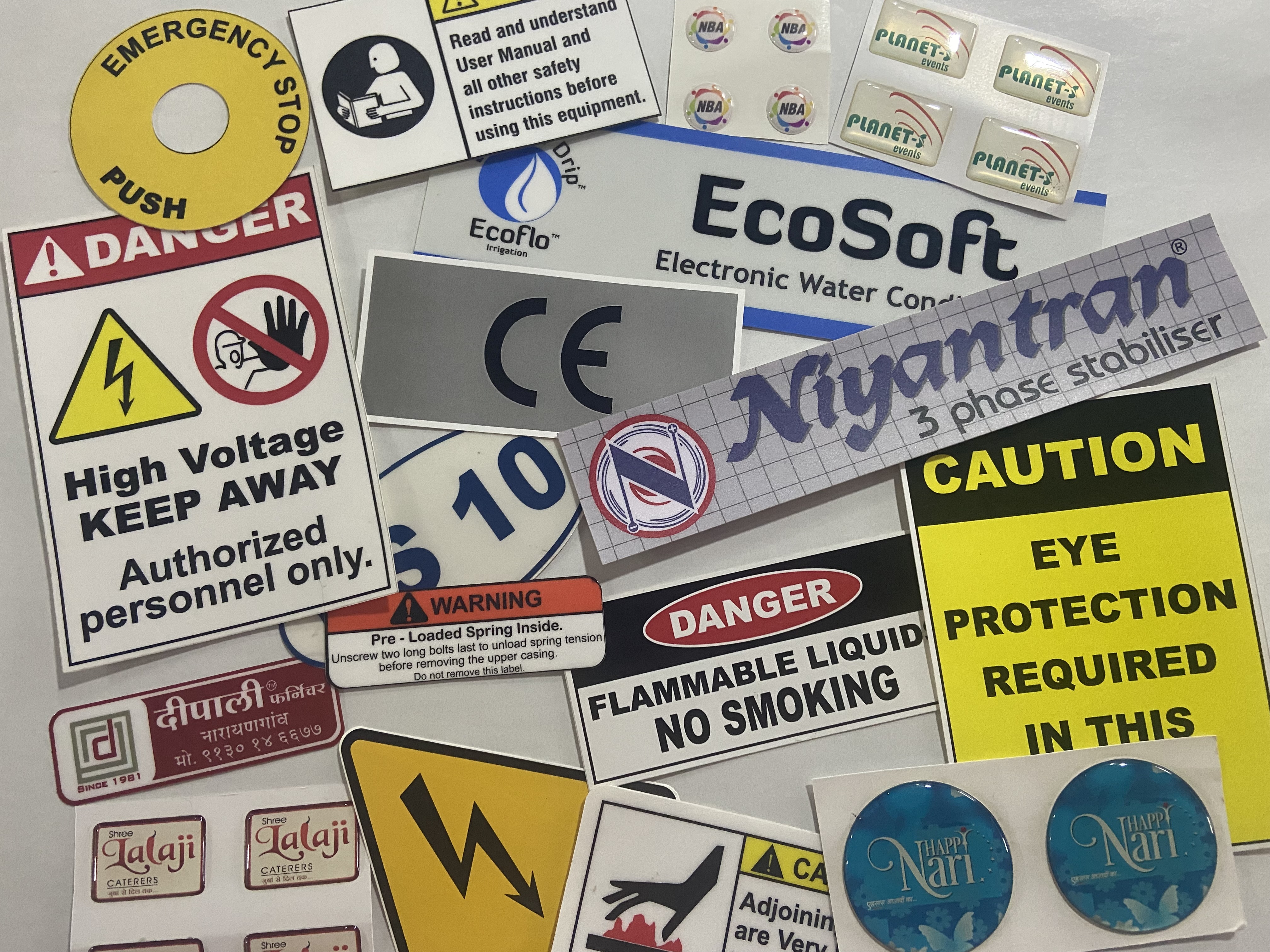 Graphic Overlay - Lexan Pc/polyester Film, Rear Adhesive 3m, Multicolor | Custom Shapes, Selective Embossing For Buttons & Logo Design