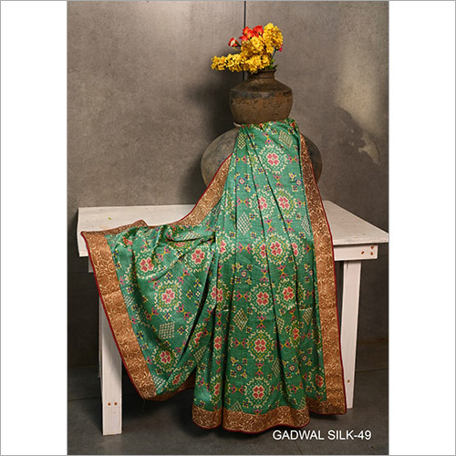 Green Color Printed Dupatta
