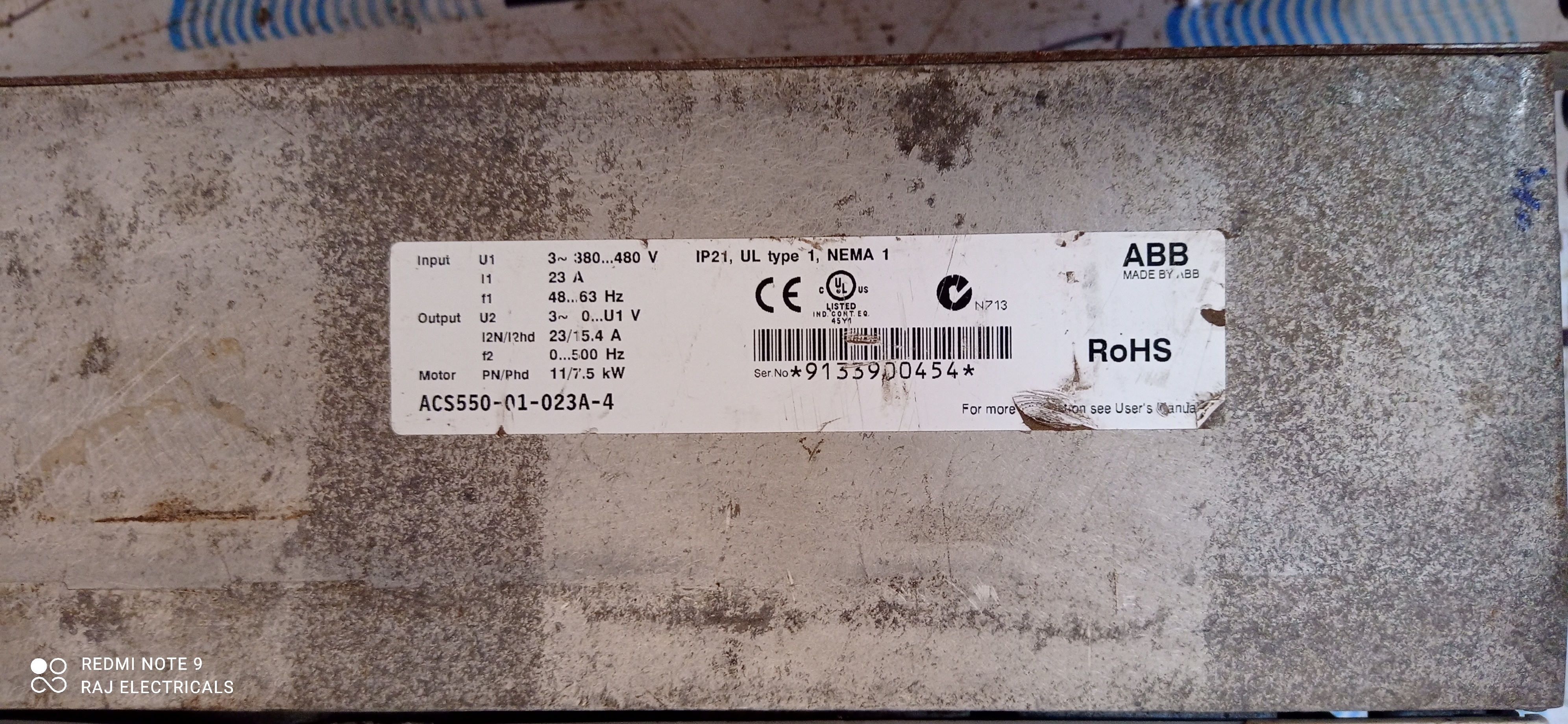 Abb Acs 550 10 Hp Ac Drive