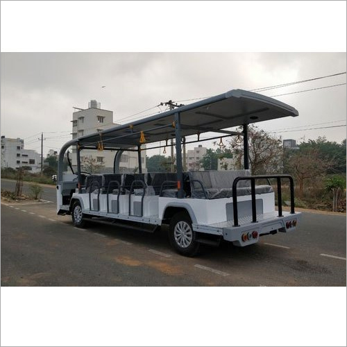 14 Seater Sightseeing Bus - Steel & Frp Build, 6300mmx1810mmx2230mm Dimensions | Vintage Design, Reliable Performance, 10 Kw Dc Motor, 2000 Kg Payload