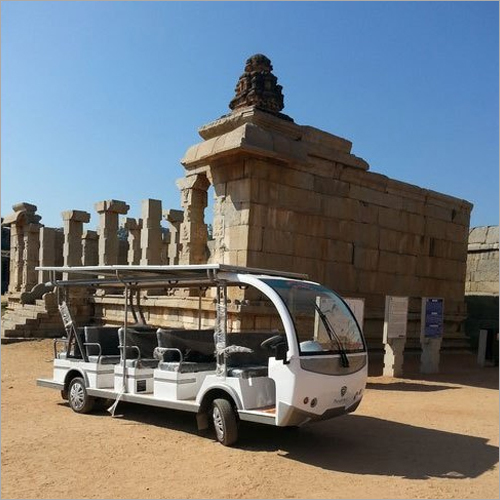 14 Seater Sightseeing Bus - Steel & Frp Build, 6300mmx1810mmx2230mm Dimensions | Vintage Design, Reliable Performance, 10 Kw Dc Motor, 2000 Kg Payload