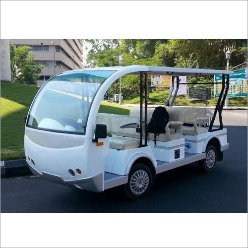 8 Seater White Sightseeing Bus