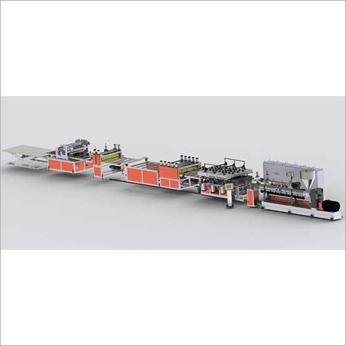 पीपी खोखले निर्माण फॉर्मवर्क बोर्ड एक्सट्रूज़न लाइन