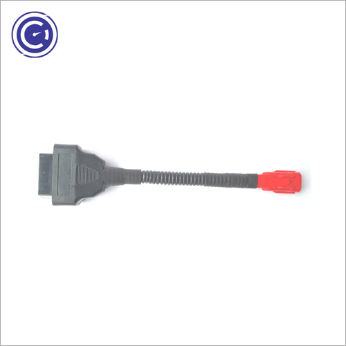 Black Bike Obd2 Connector Cable (Compatible With Honda)