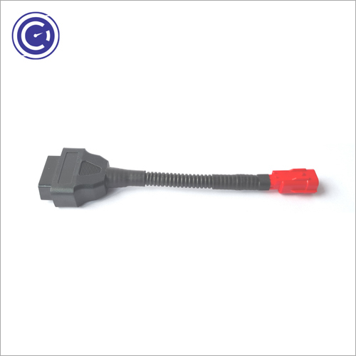 Black Bike Obd2 Connector Cable (Compatible With Honda)