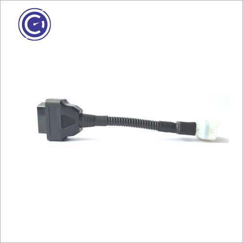 Black Bike Obd2 Connector Cable (Compatible With Bajaj Tvs & Ktm)
